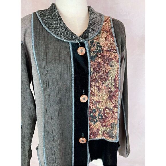 Boho Vintage sweater cardigan - Picture 2 of 7